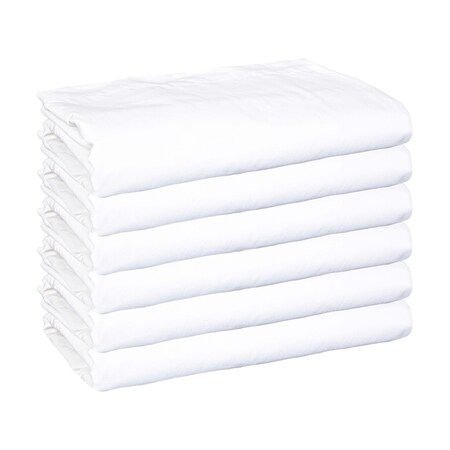 Monarch Brands Lulworth T180 Fitted Bed Sheets, Twin, 24PK T180-368012-CS